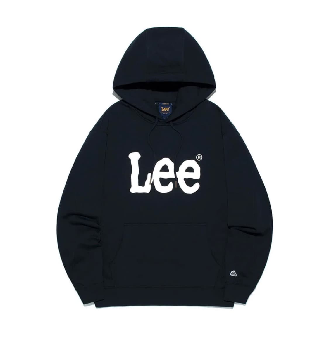 Lee 빅 트위치 로고 후드티셔츠 네이비 상품이미지1