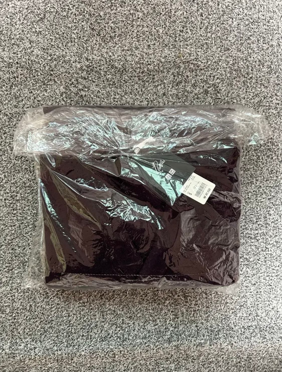 [새상품]유니클로 X 니들스 플리스 오버사이즈 가디건 퍼플 Ssize 상품이미지4