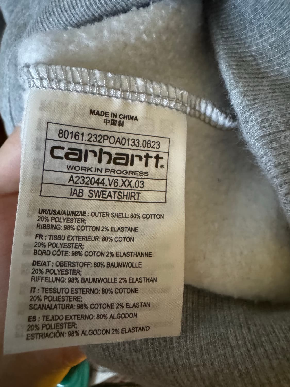 Carhartt WIP x IAB Studio Pocket Sweatsh 상품이미지3