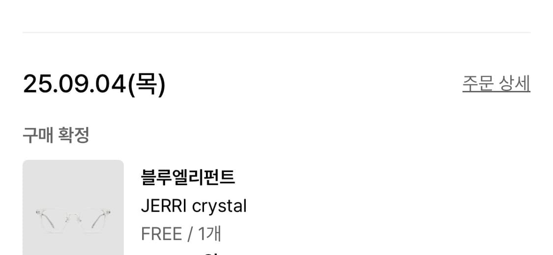 블루엘리펀트 투명 뿔테 실버 안경 상품이미지4