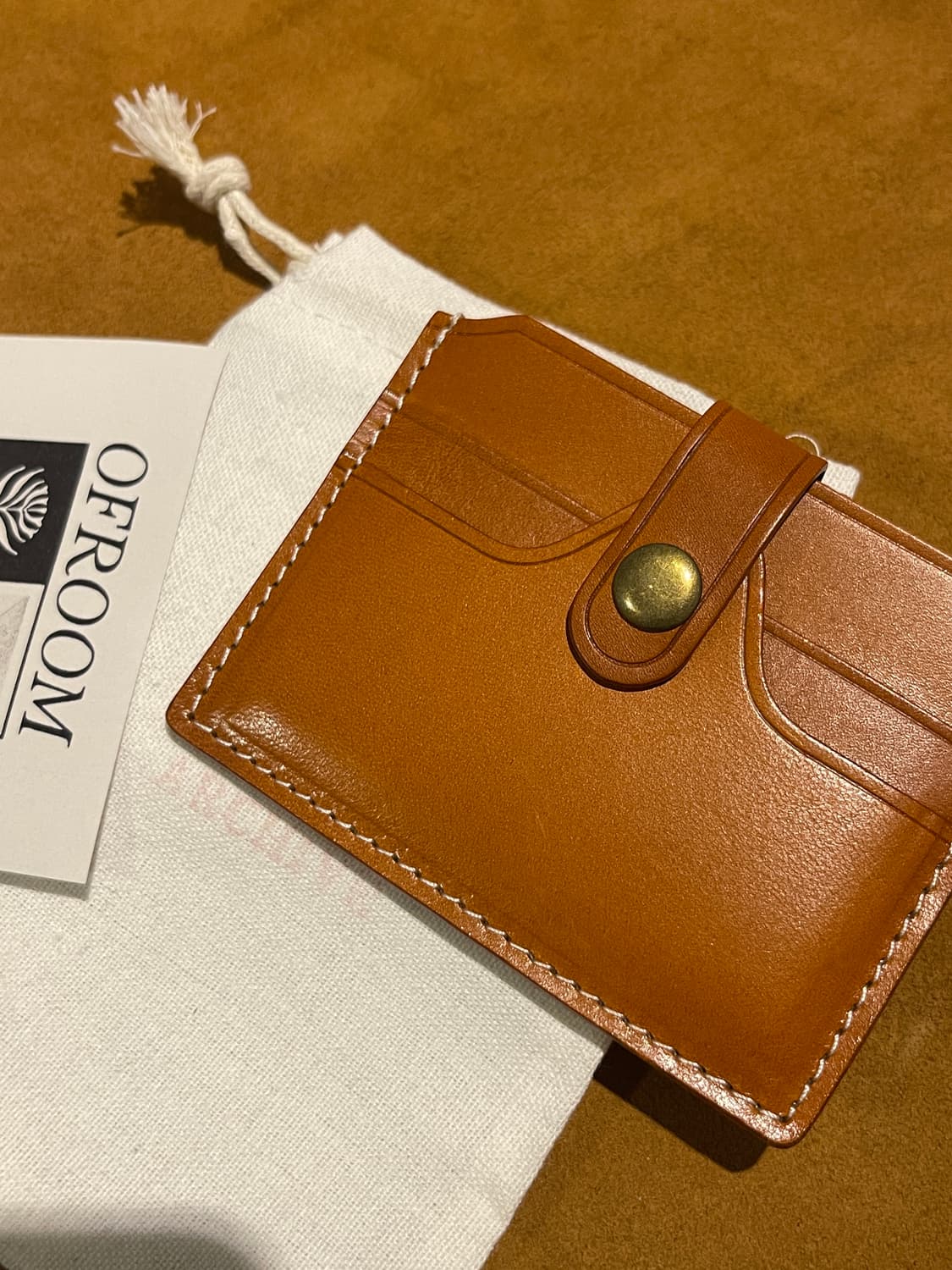 에이징 소가죽 슬림 카드지갑 상품이미지1