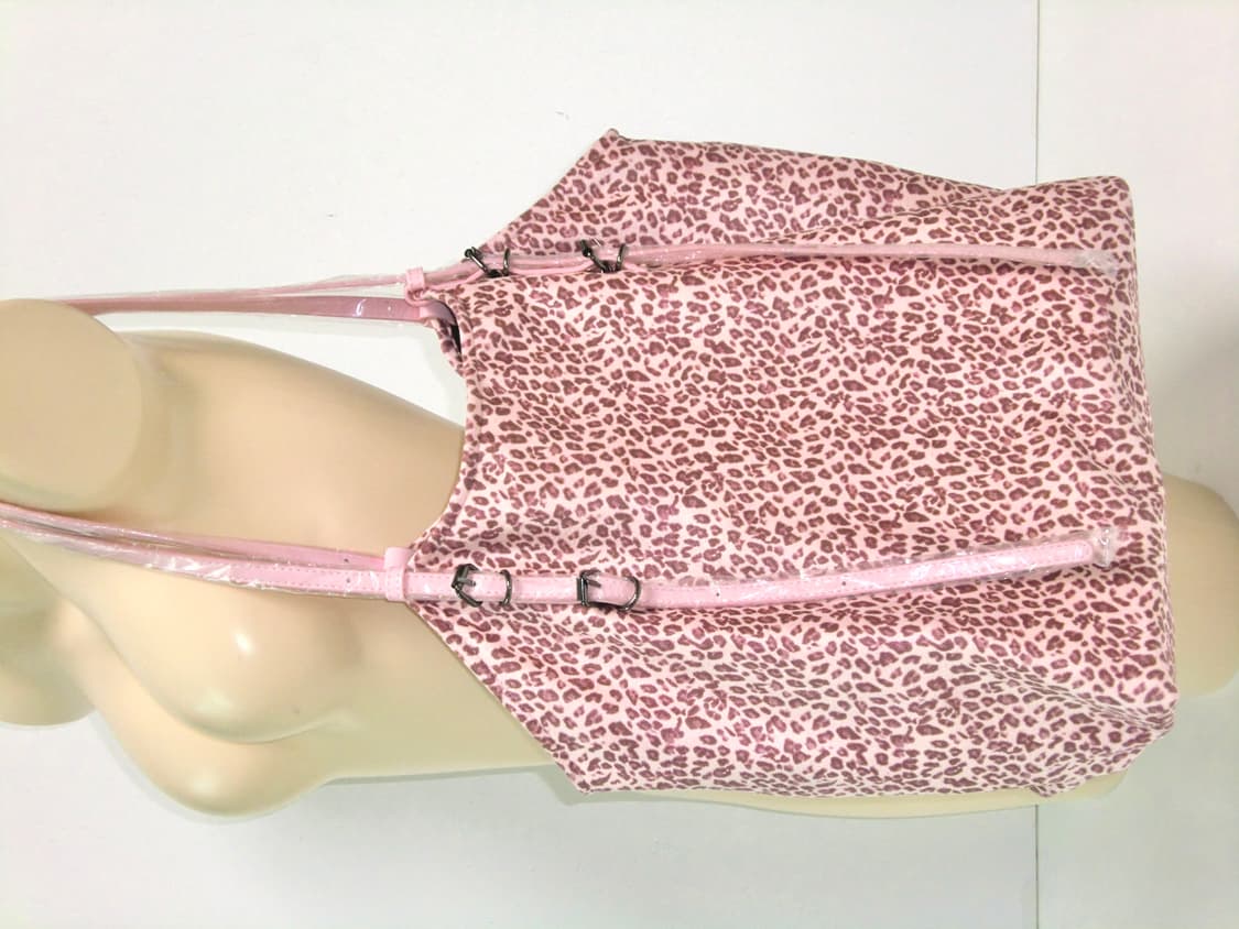 핑크 레오파드 숄더백 상품이미지4