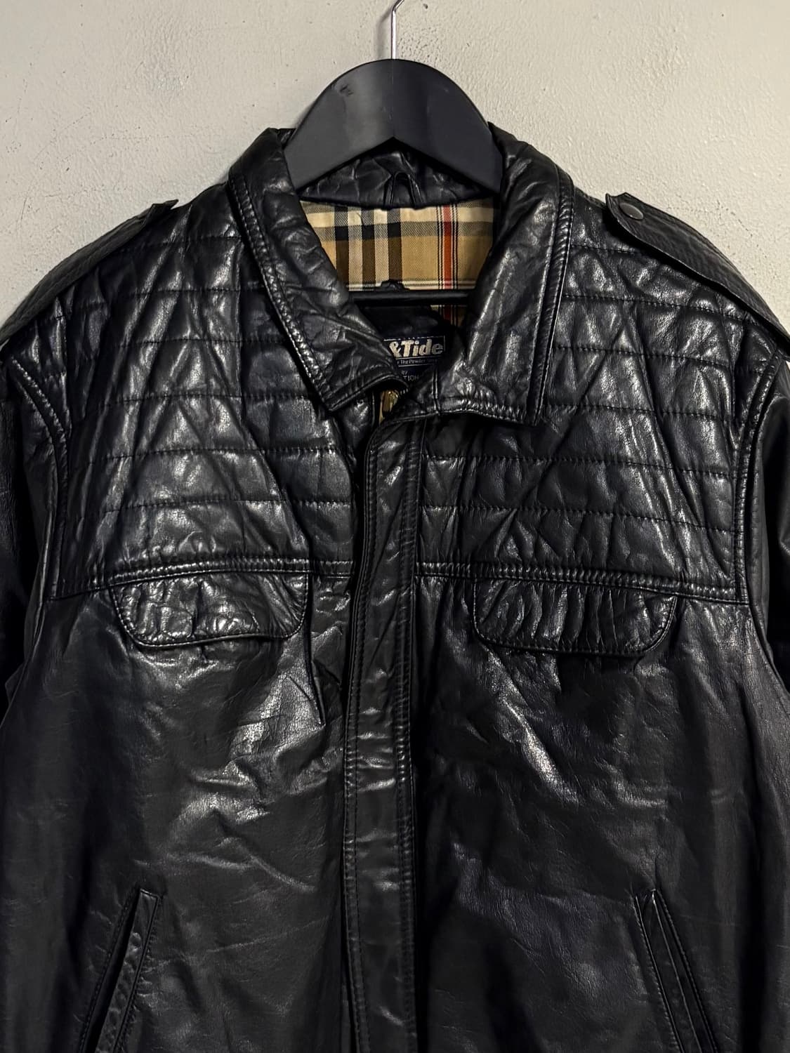 TIME & TIDE leather blouson jacket  상품이미지2