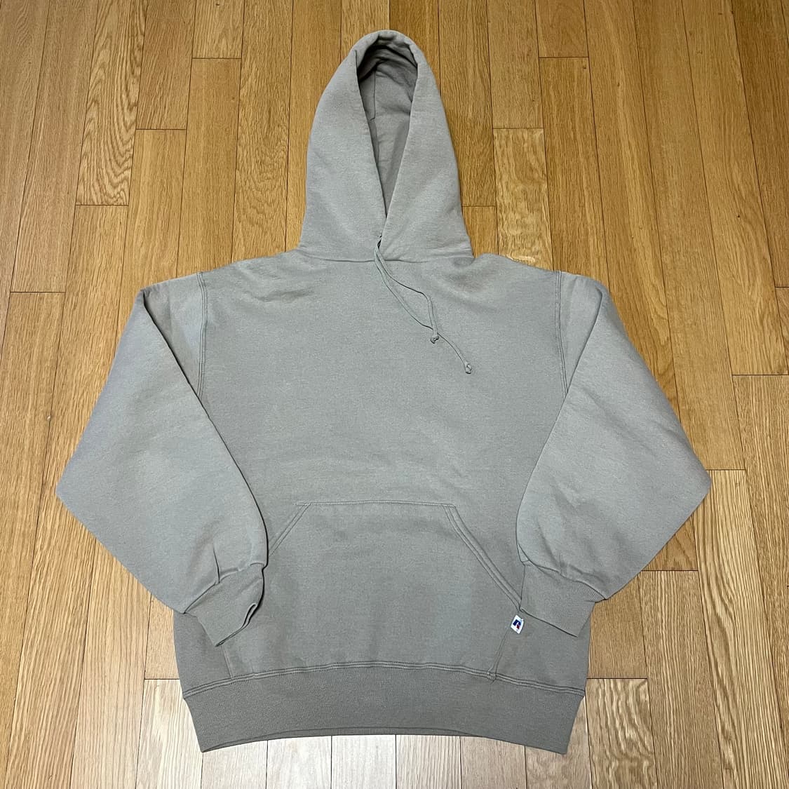 [M] 90s USA 빈티지 러셀 후드 베이지 상품이미지2