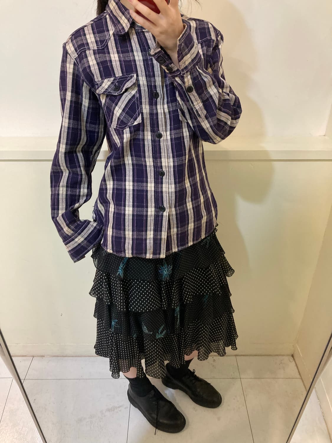 USA 웨스턴 체크 셔츠 상품이미지9