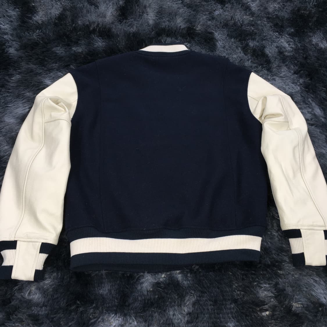 투티/0306 프리즘웍스 바시티 자켓 가죽 소매 점퍼 아우터 상품이미지3