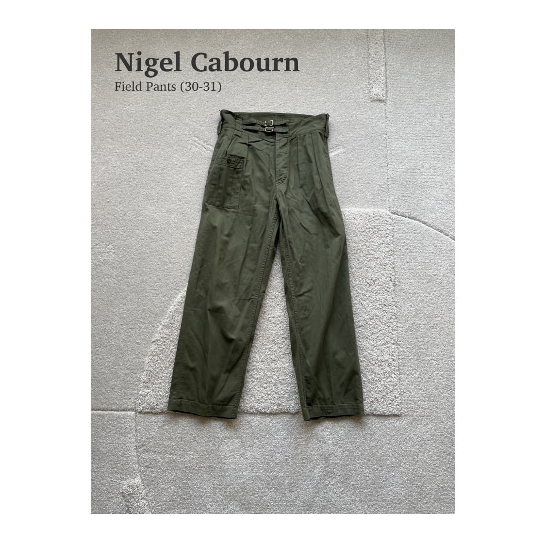 나이젤카본 영국 필드 아미 팬츠 (30–31) 상품이미지1