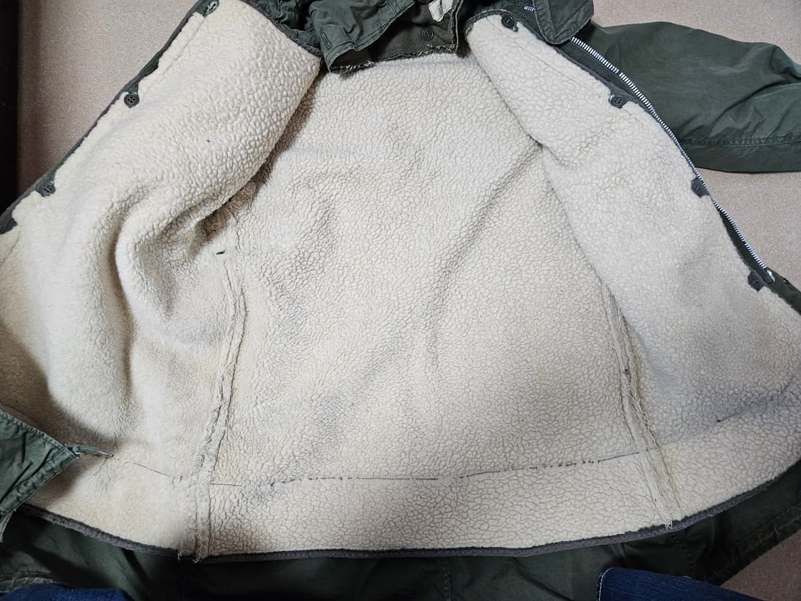 Og 60s m65 피쉬테일(개파카)미군 2세대 m/s 풀셋 상품이미지5