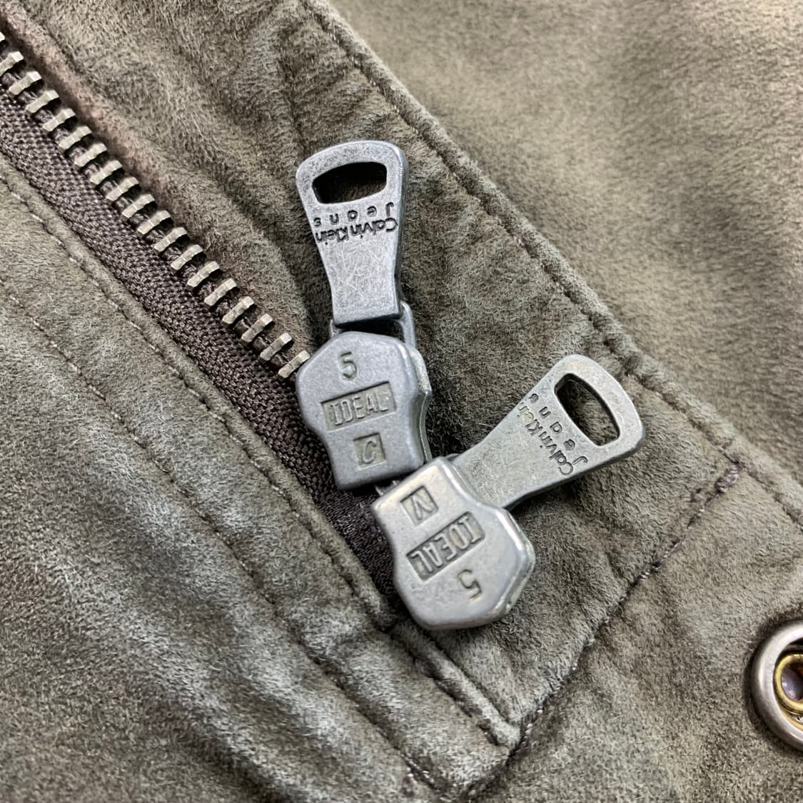 캘빈 클라인 염소가죽 스웨이드 필드 자켓  상품이미지4