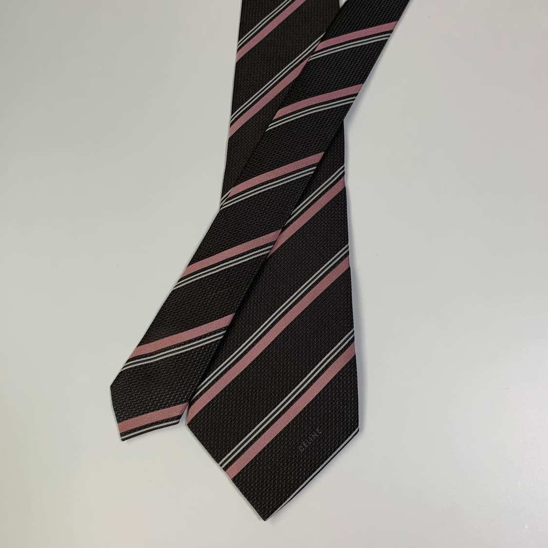 셀린느(CELINE) 신형 스트라이프 넥타이 명품 A+등급 8.7cm 상품이미지3