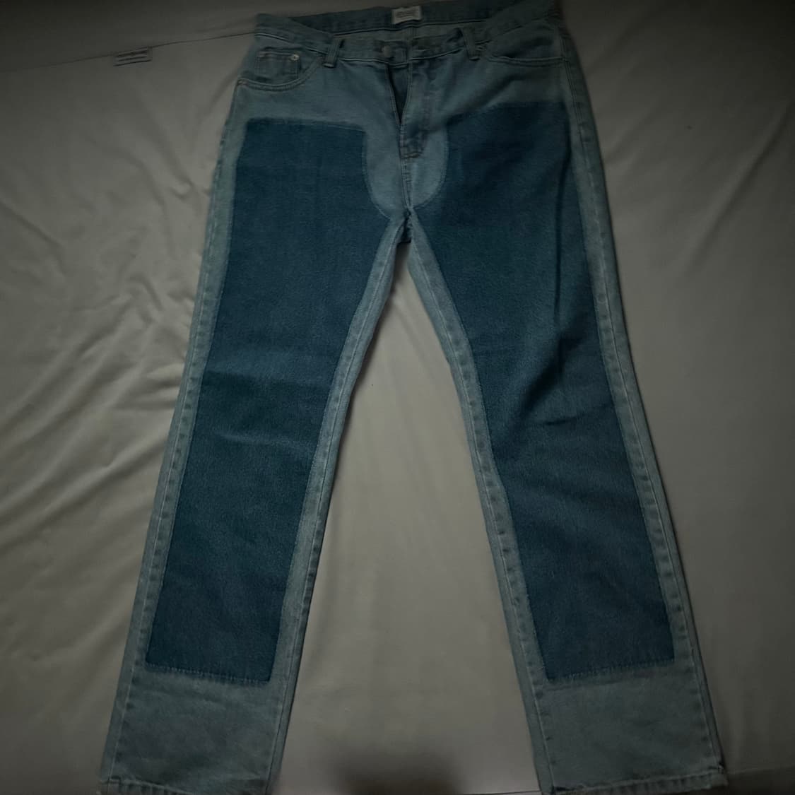 Road 컷오프 파셜 워싱 데님팬츠 상품이미지2