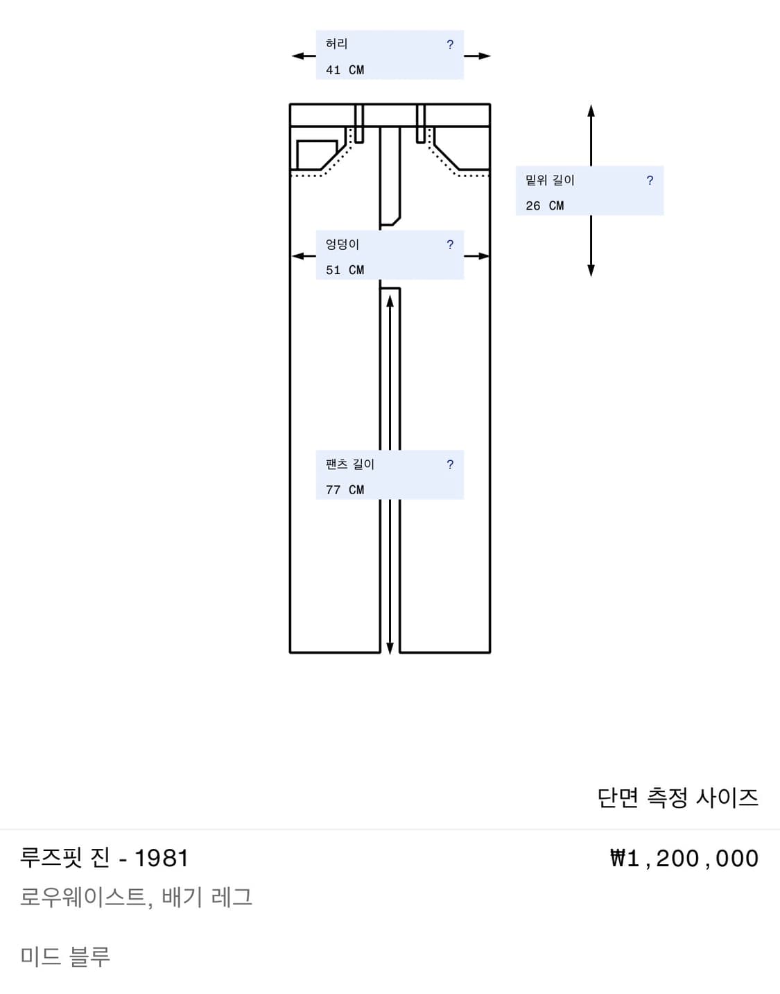 아크네 1981 청바지 상품이미지9