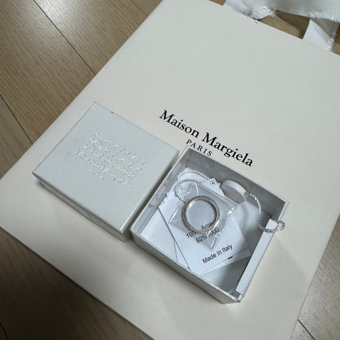 마르지엘라 넘버링 반지 사이즈 5 상품이미지4