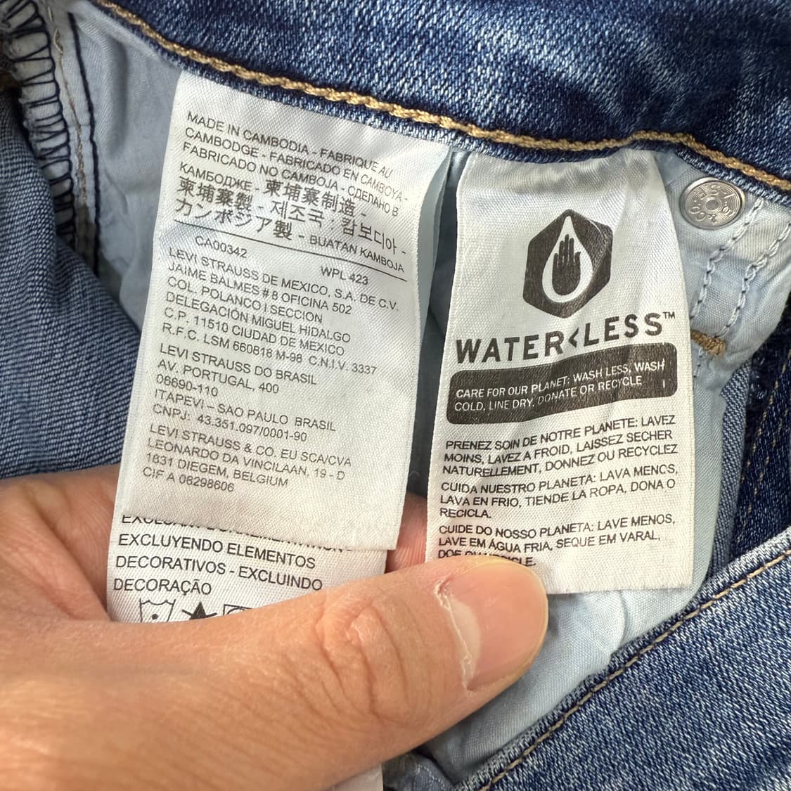 [W27 L28] 리바이스 724 여성 데님팬츠 0105T1 상품이미지5