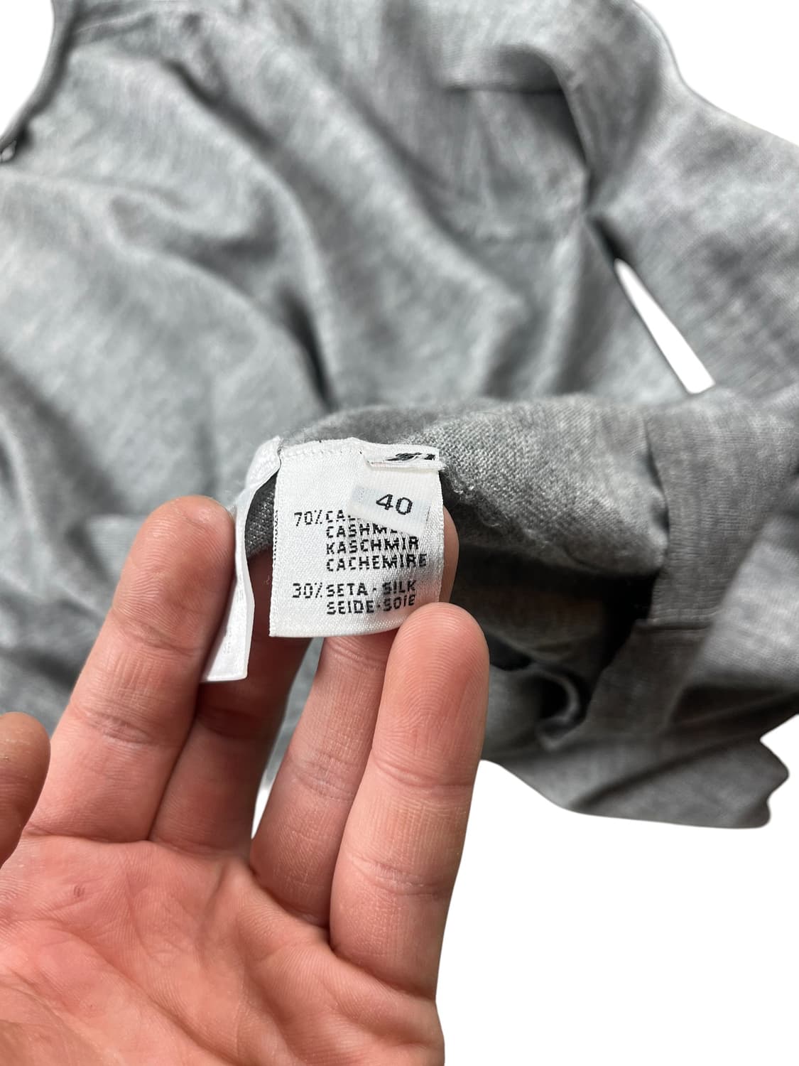 Vintage 캐시미어 실크 혼방 니트  상품이미지5