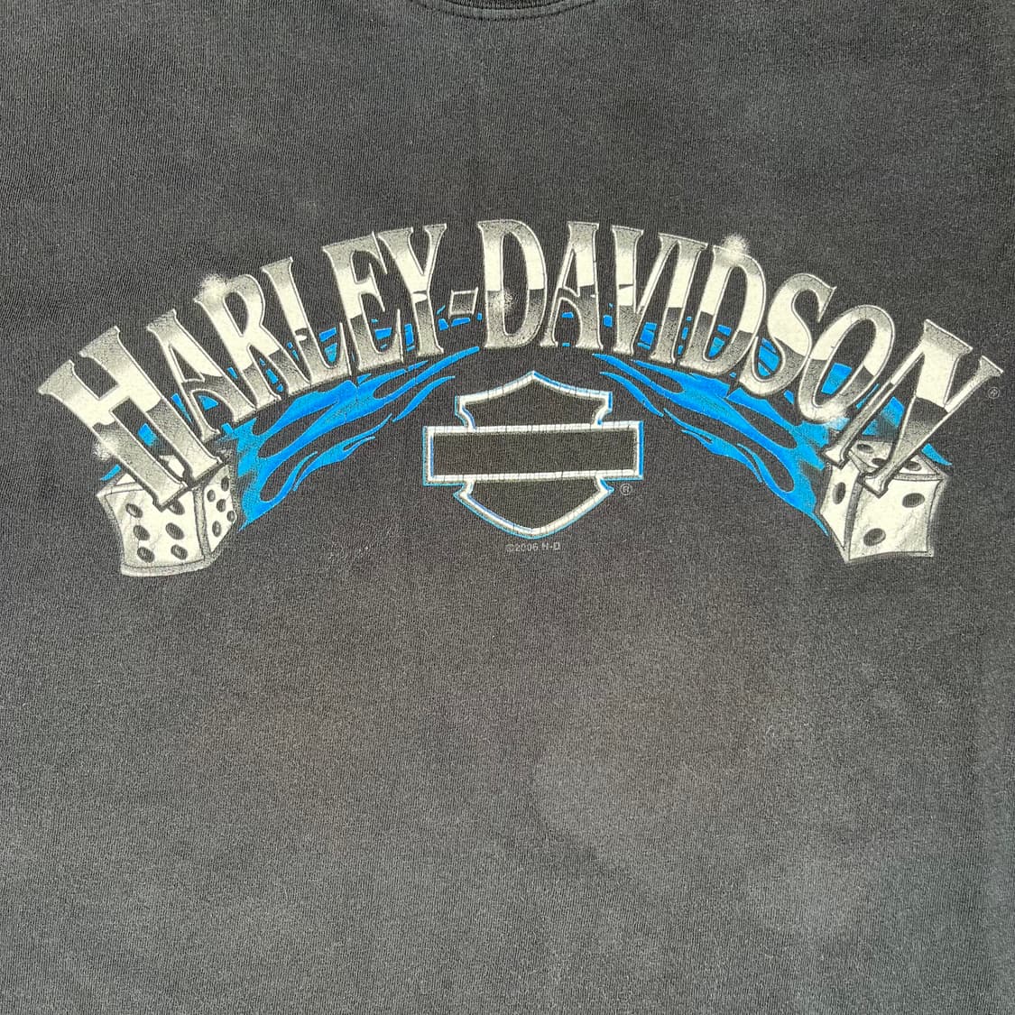 빈티지 할리데이비슨 클로운 플레임 롱슬리브 상품이미지5