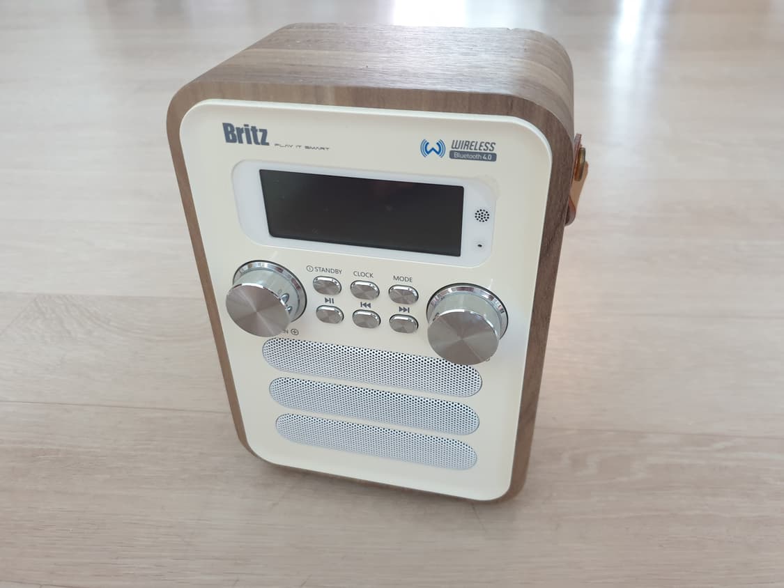 브리츠 BA-C7 블루투스 라디오 스피커 우드 상품이미지1