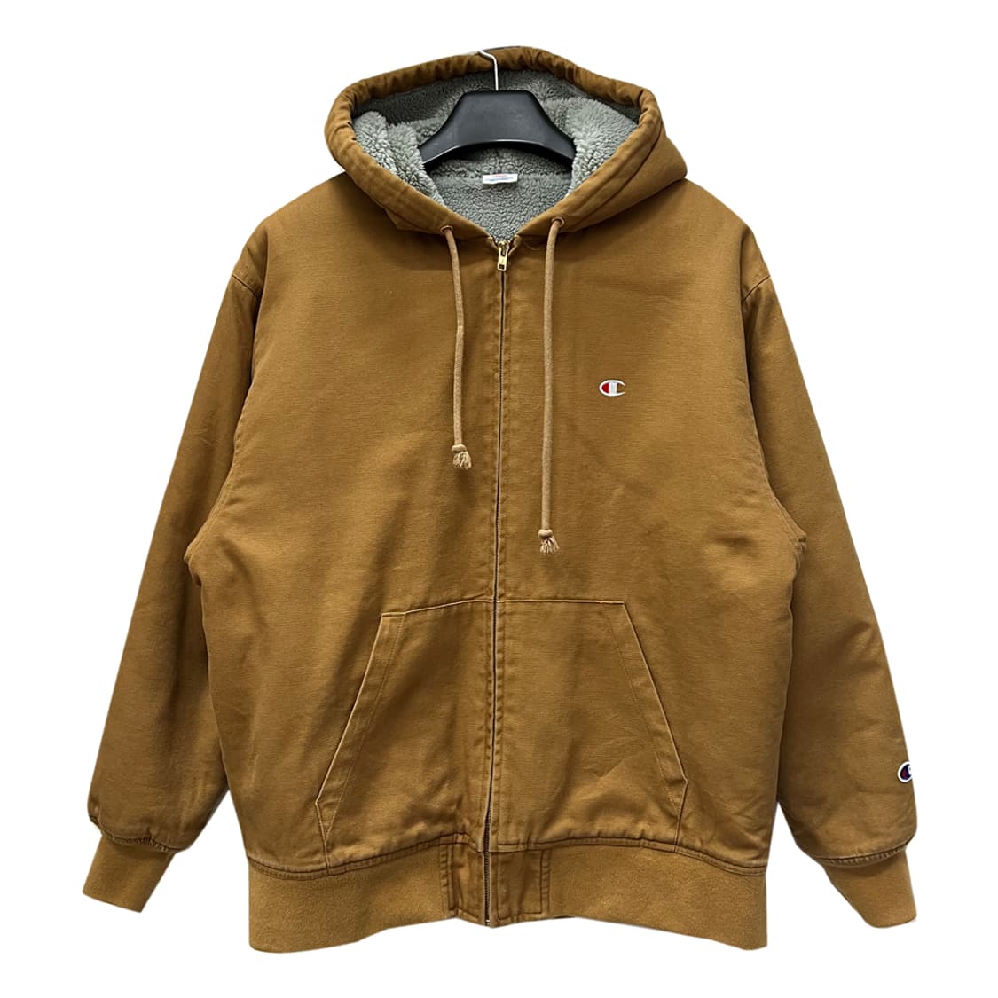 챔피온 후리스 안감 카멜 액티브 후드 집업 자켓 L 상품이미지1