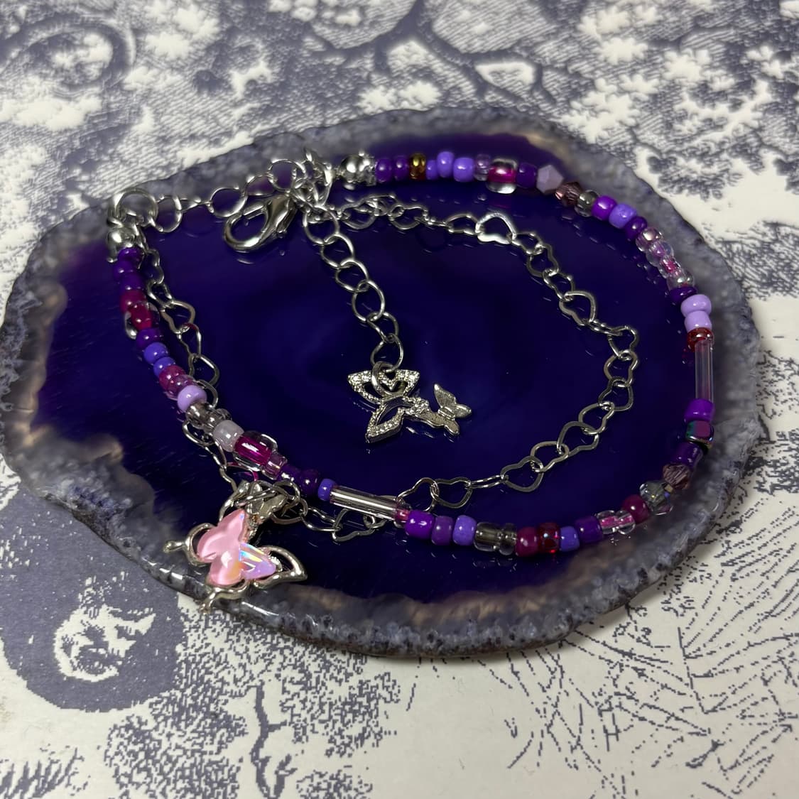 [W] 핸드메이드 비즈 팔찌 NAVI 025 상품이미지8