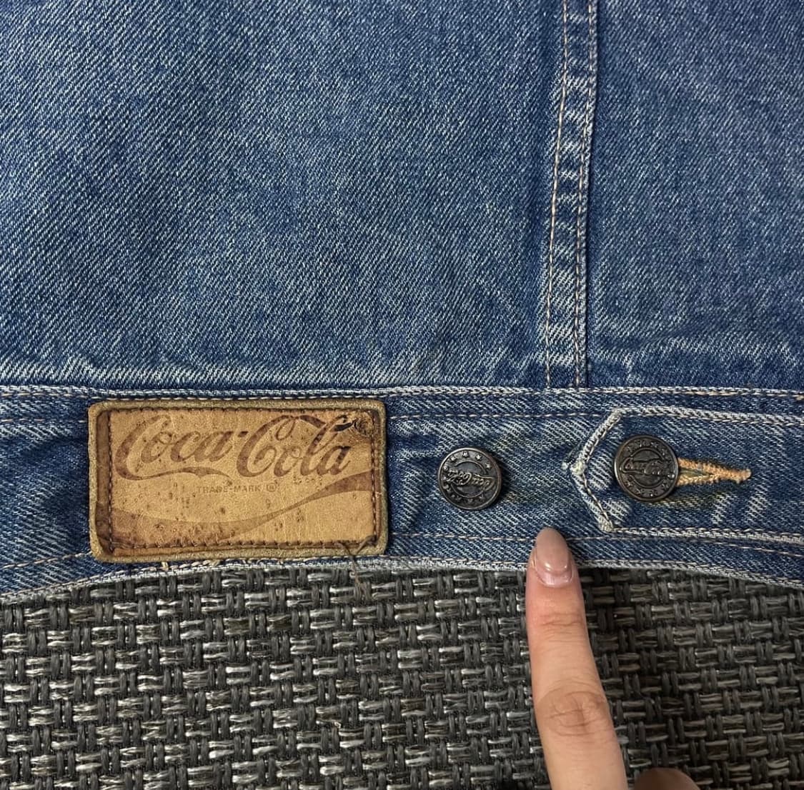 코카콜라 빈티지 투포켓 데님자켓 상품이미지7