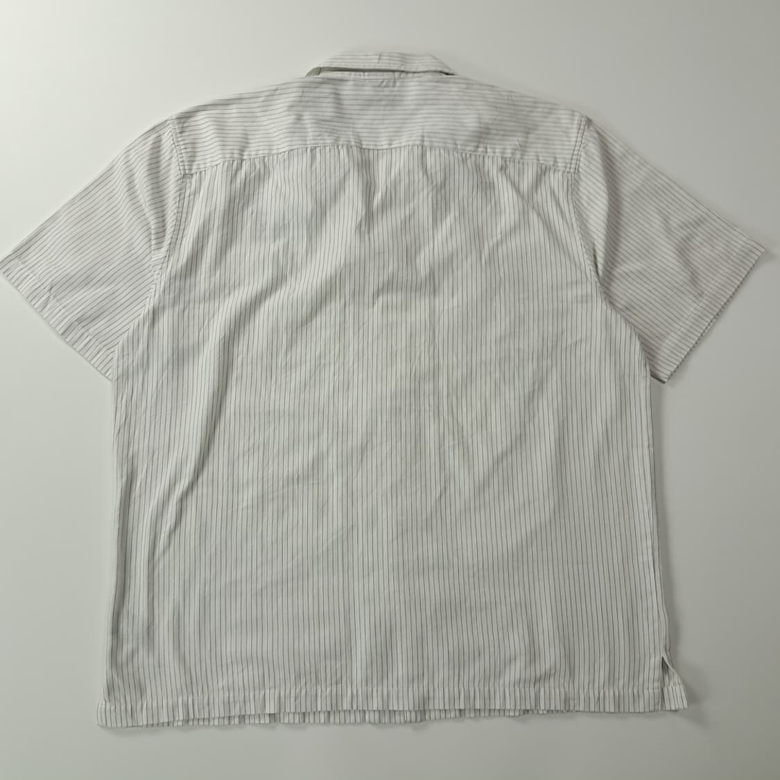 CK658 XL 할리데이비슨 00s 스컬 패치 오픈 칼라 반팔 셔츠 남 상품이미지7