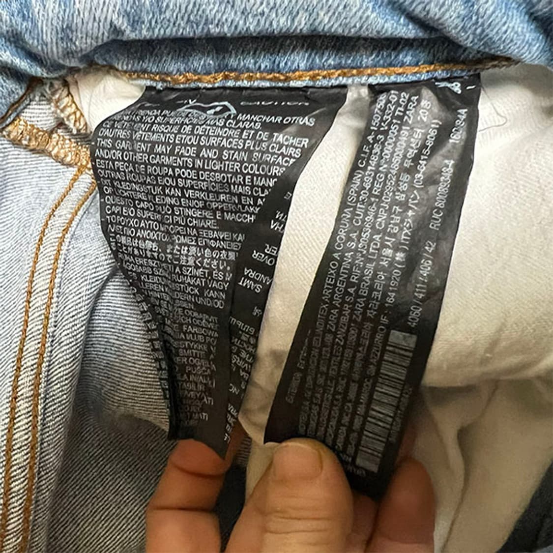 ZARA 자라 남자 청바지 스키니진 겨울 캐주얼 L 32 상품이미지5