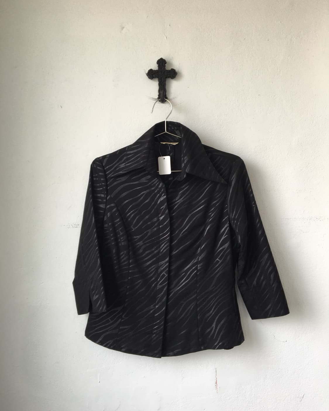 Glossy pattern shirt 상품이미지1