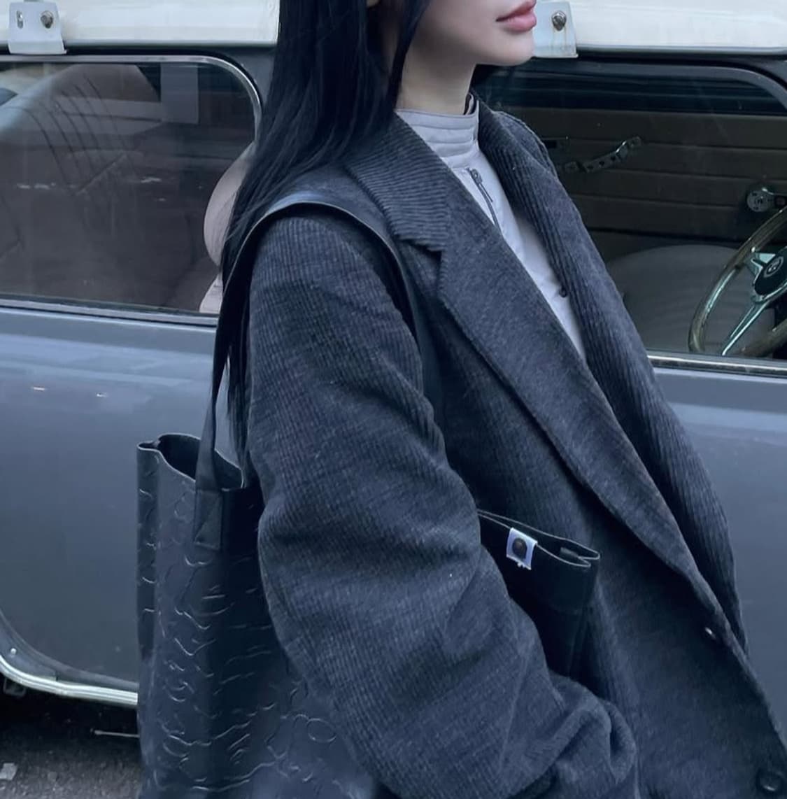 베이프 가방 가죽 숄더백 토트백 새상품 정품 상품이미지8