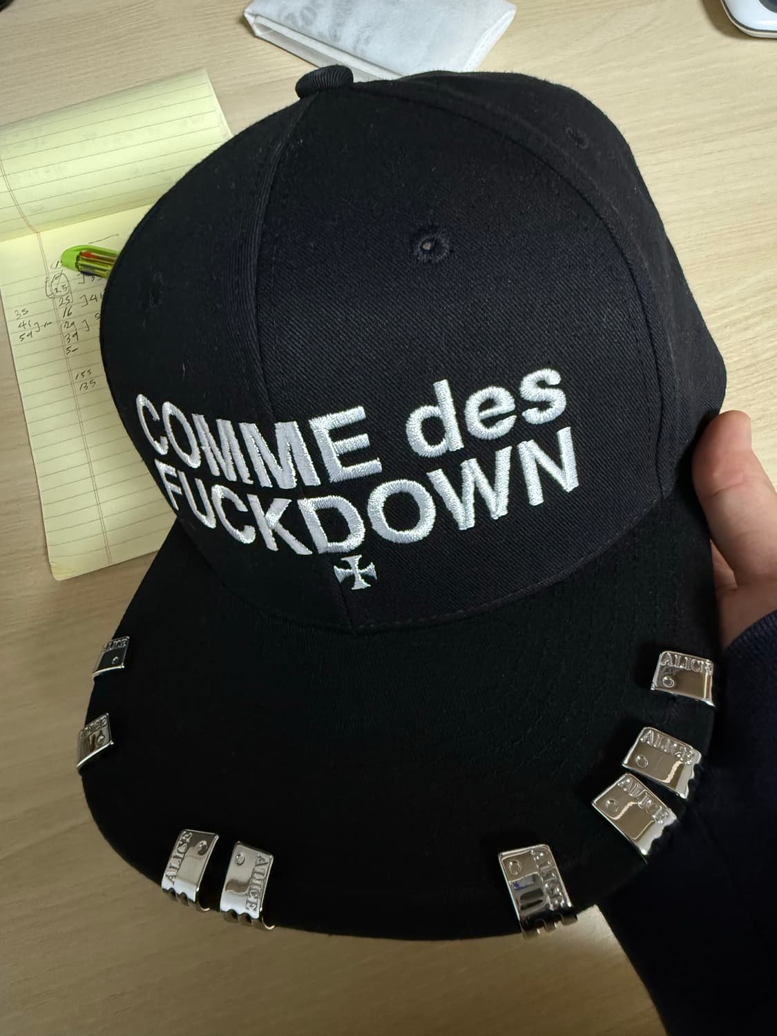 엘리스 할리우드 Alice Hollywood/SSUR 꼼데퍽 다운 스냅백 상품이미지3