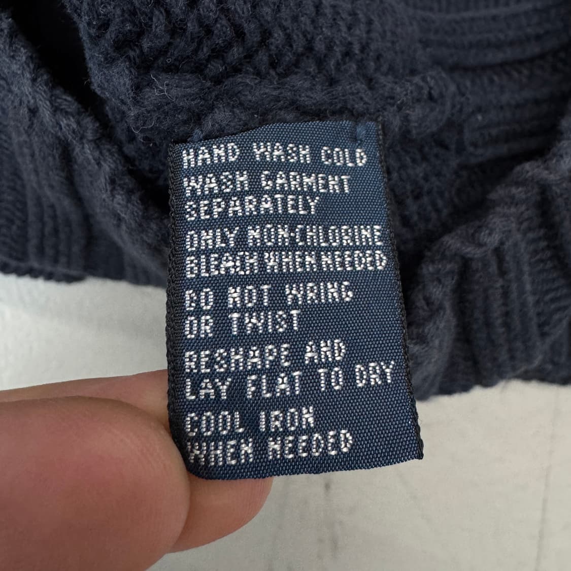 폴로 베어 대장 성조기 코튼 핸드 니트 상품이미지5