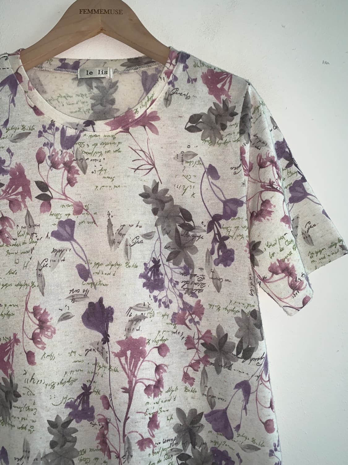 Flower short sleeve t 상품이미지4