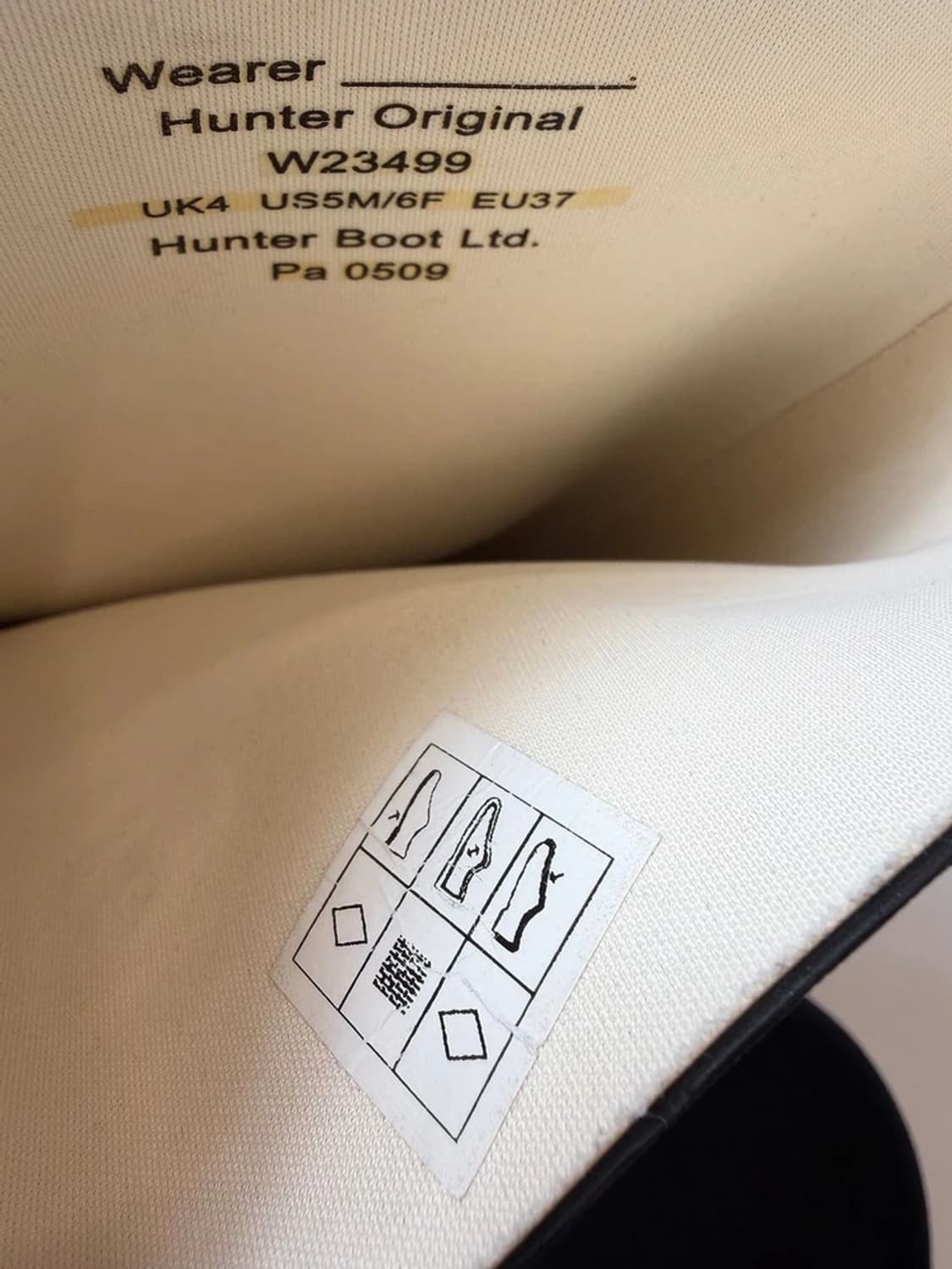 헌터 HUNTER 오리지널 톨 레인 부츠 Q1504 상품이미지9