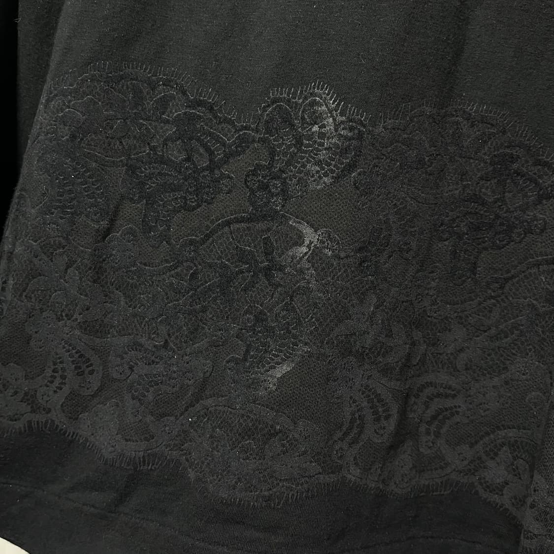 꼼데가르송 트리콧 레이스 디자인 롱슬리브 상품이미지5