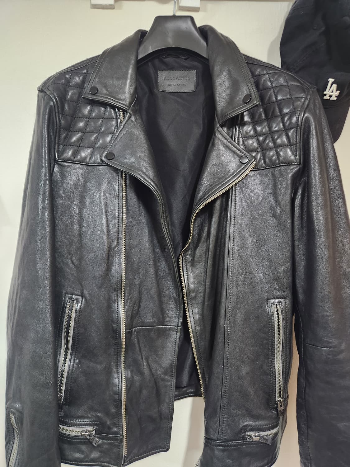 올세인츠 레더 라이더 자켓 상품이미지1