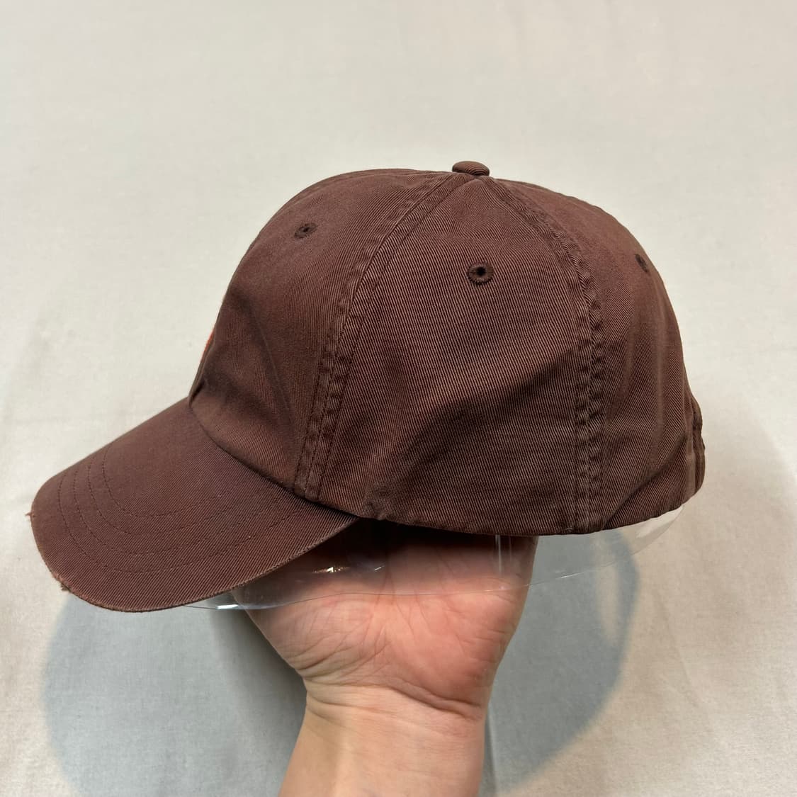 폴로 랄프로렌 다크 브라운 볼캡 모자 가죽스트랩 정품 상품이미지4
