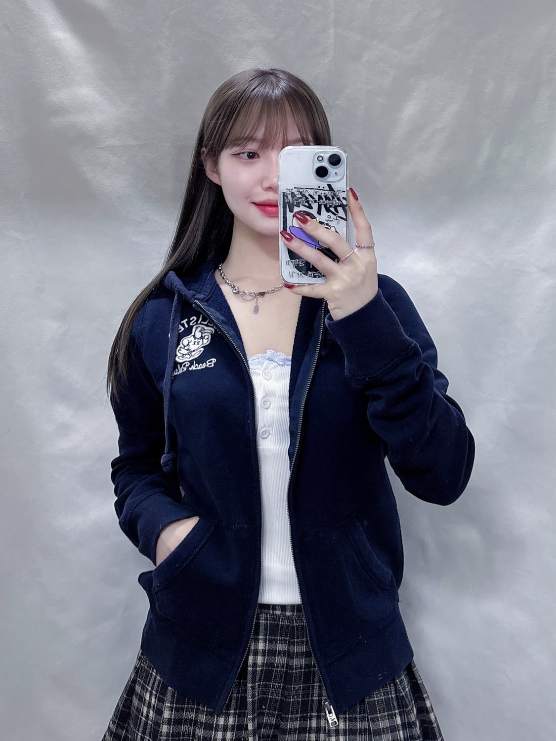 홀리스터 다크네이비 후드집업  상품이미지2