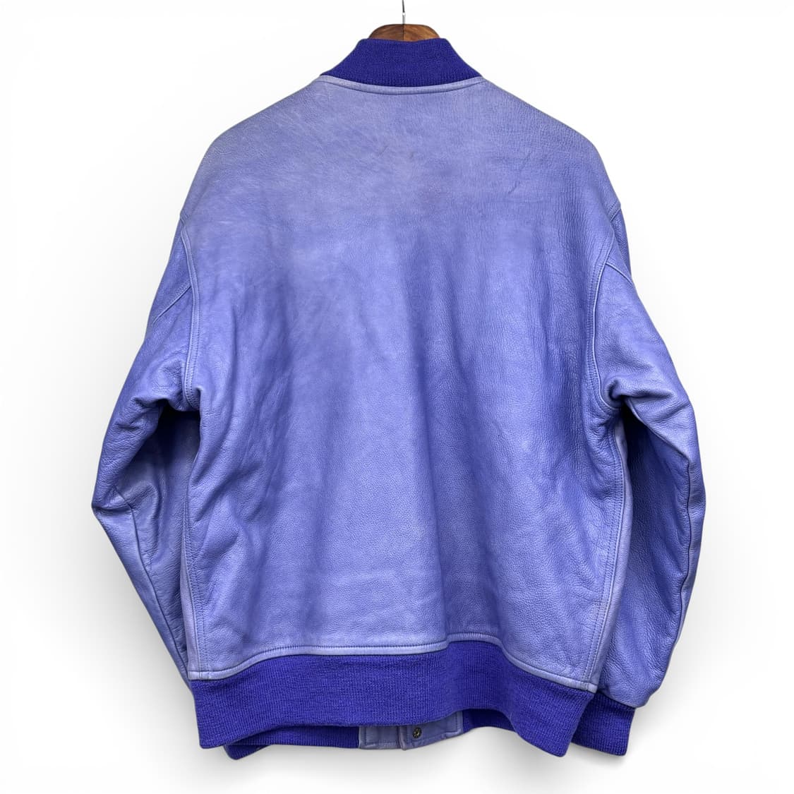 2023 와코마리아 레더 바시티 자켓 상품이미지2