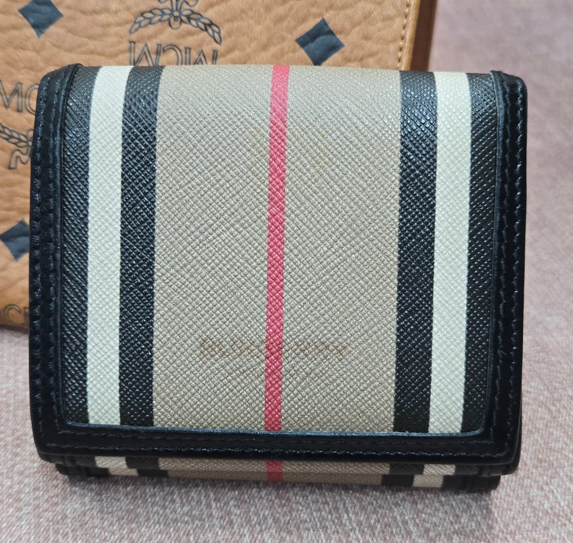 버버리 아이콘 스트라이프 반지갑 상품이미지1