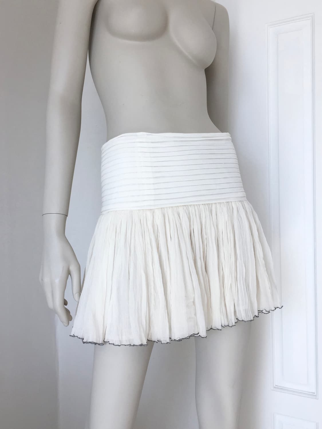 이자벨 마랑 Wrinkled Pintuck Skirt 상품이미지1