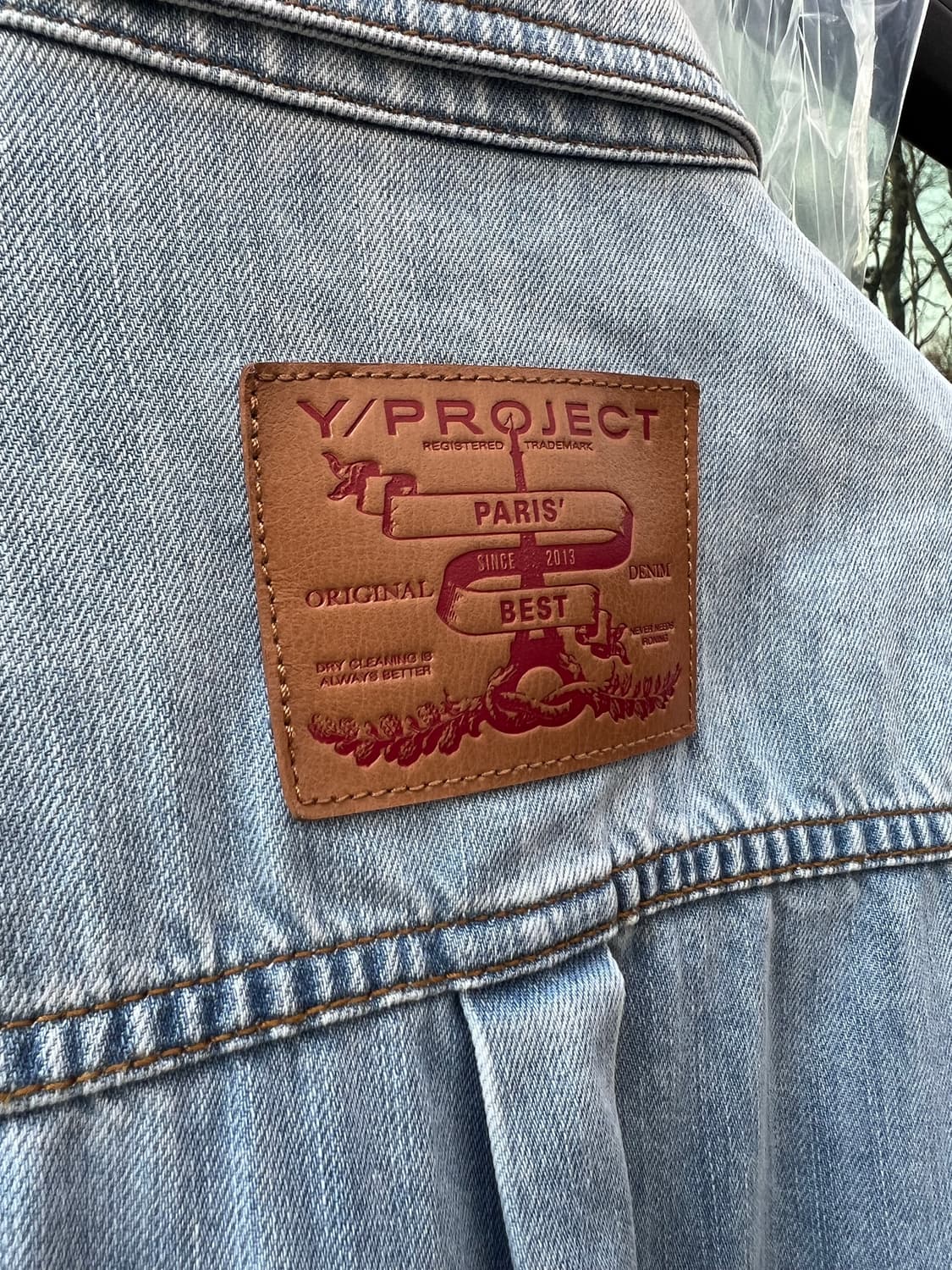 와이프로젝트 로고 엠브로이드 로브코트/원피스/트렌치 상품이미지4