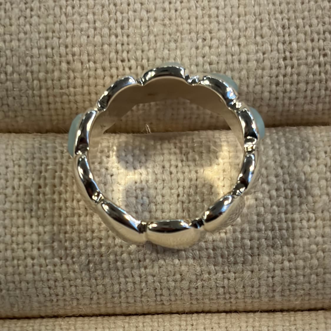 새상품 여성 신주 은도금 에그 반지 상품이미지4