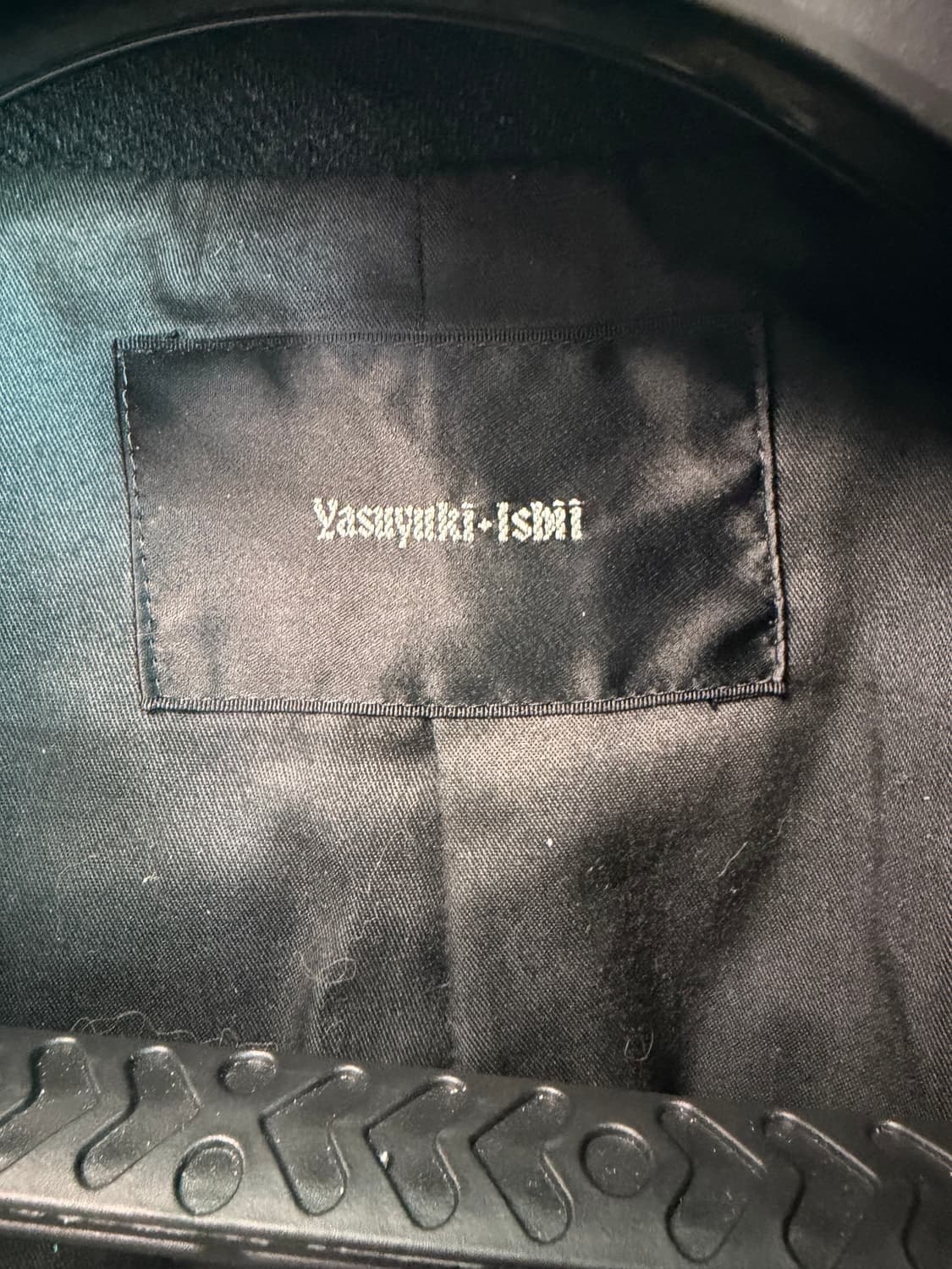 야스유키 이시이 레이어드 레더 자켓 상품이미지5