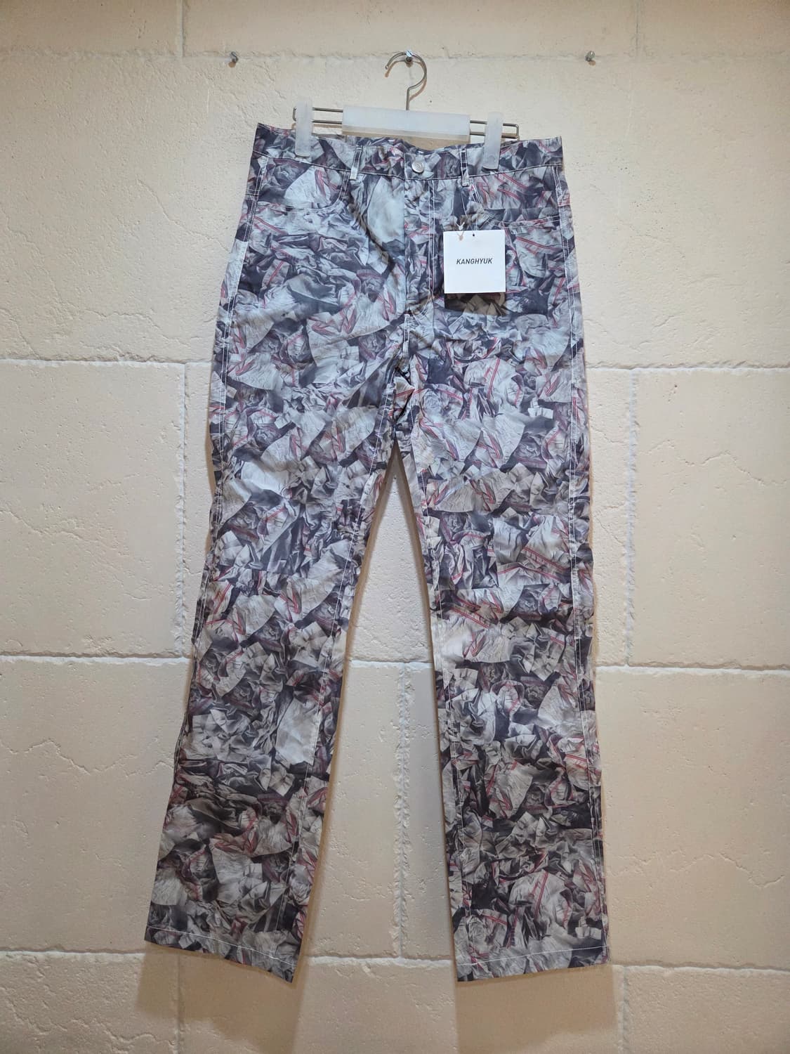 강혁 레디메이드 에어백 프린트 트라우저 M사이즈 상품이미지1