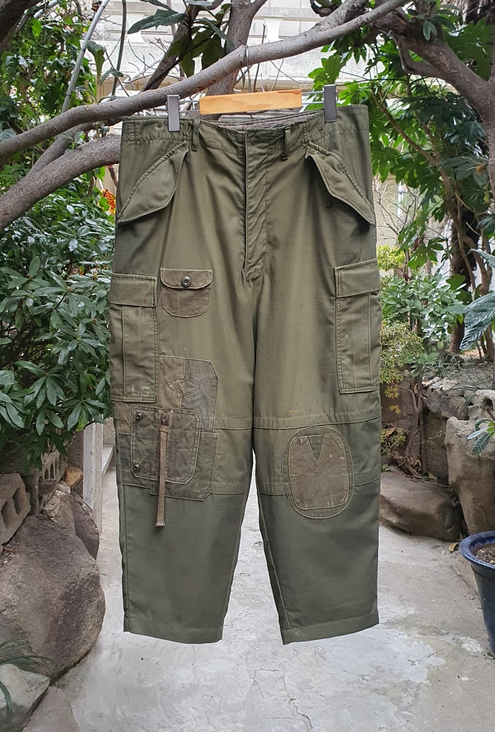 m65팬츠 빈티지 커스텀[ 업그레이드버전/ 에시드머드/하드워싱/썬페이딩] 상품이미지1