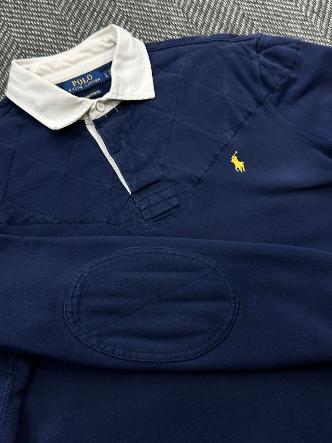 폴로 랄프로렌 네이비 럭비 티셔츠 상품이미지2
