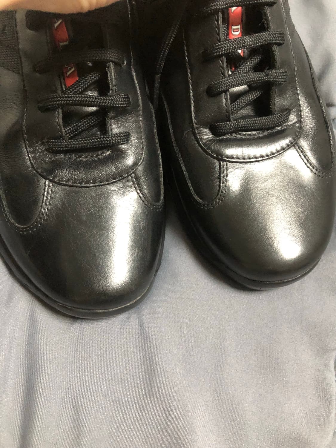 프라다 스포츠 아메리카컵 트리플 블랙 레더 7 상품이미지8