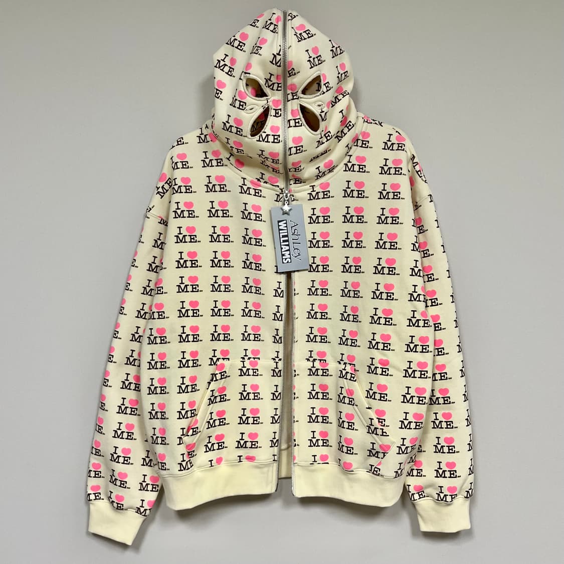 [M]애슐리 윌리엄스 26ss 아이 하트 미 버터플라이 후드집업/옐로우 상품이미지3