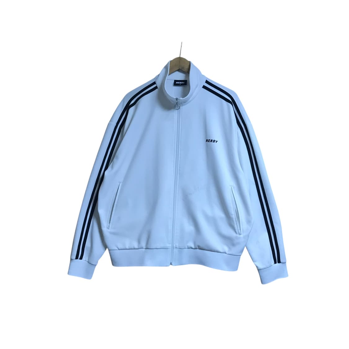 널디 흰색 트랙탑져지 상품이미지2