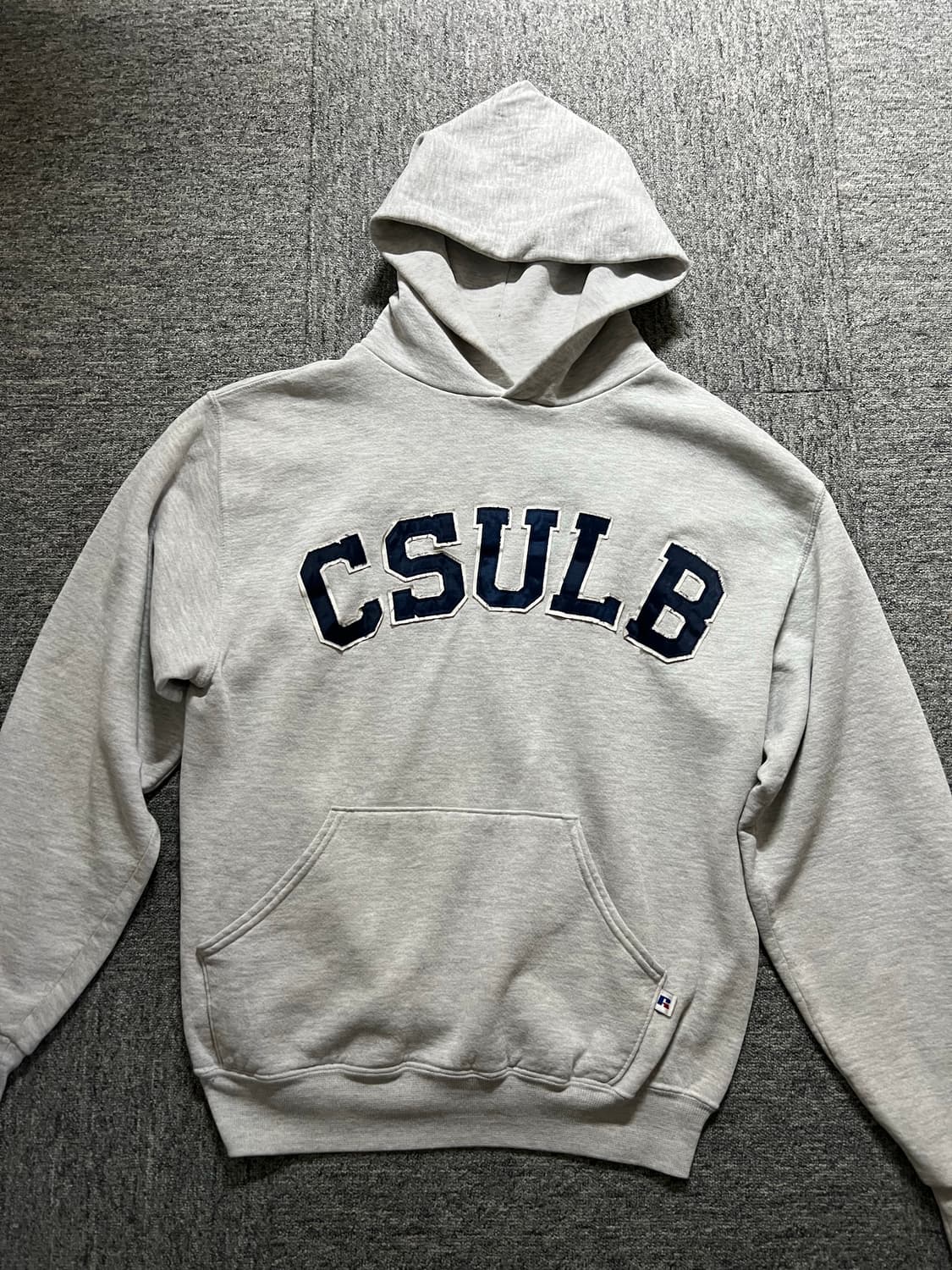 러셀 애슬레틱 CSULB 회색 후드티 상품이미지1