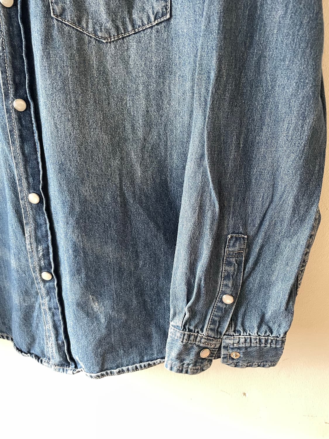 Evisu Vintage 데님 웨스턴 셔츠 상품이미지4